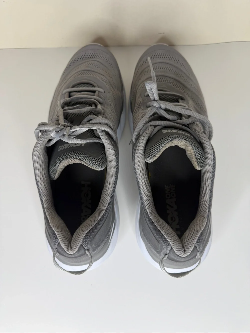 Hoka One One lightweight grey